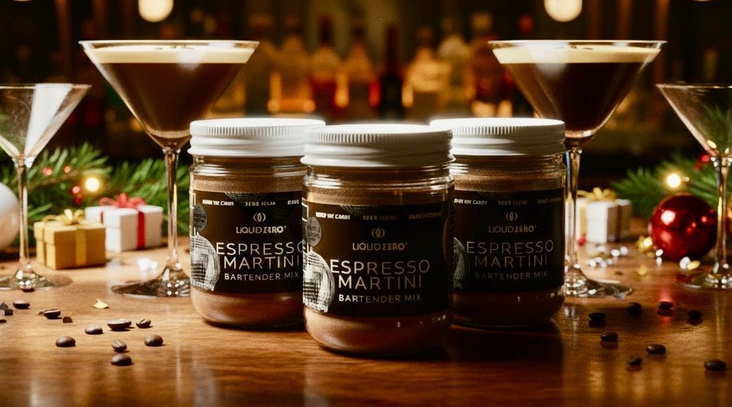 Espresso Martini Mixer Trio - Makes 6 Cocktails - LIQUID ZERO® - A Decadent Dance of Bold Flavors
