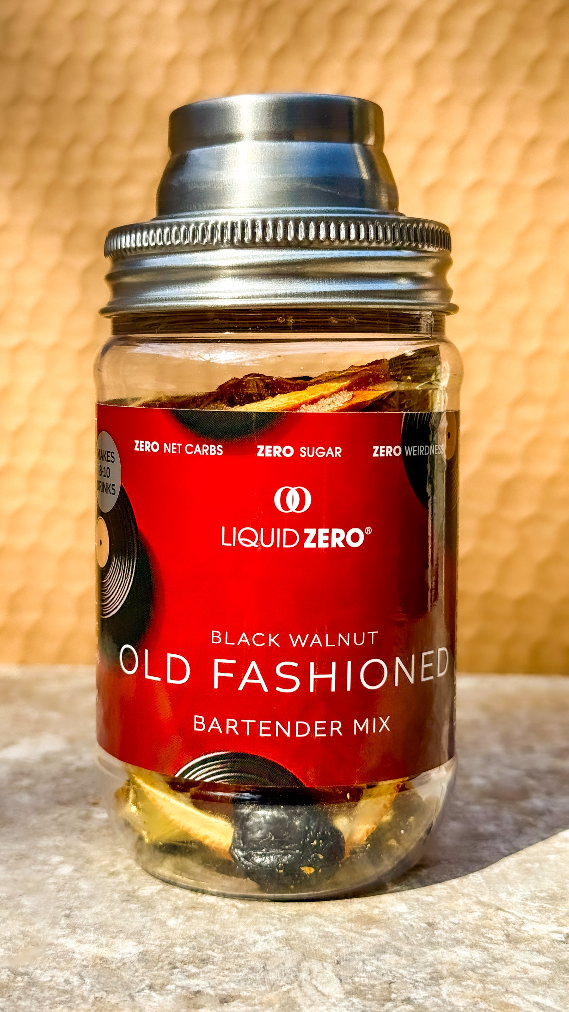 Black Walnut Old - Fashioned - LIQUID ZERO™ - A Sophisticated Escape to Simpler Times