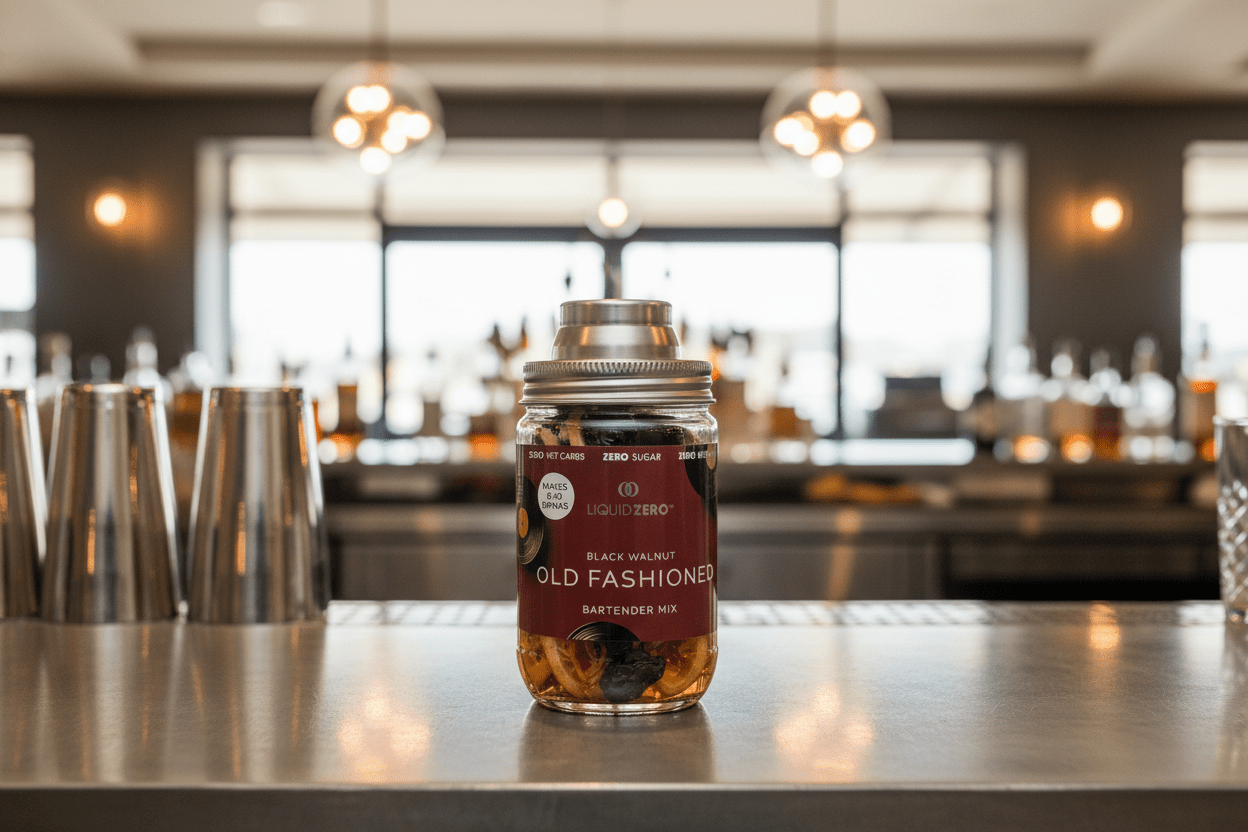 Black Walnut Old Fashioned (Makes 8 - 10) - LIQUID ZERO® - Black Walnut Old - Fashioned