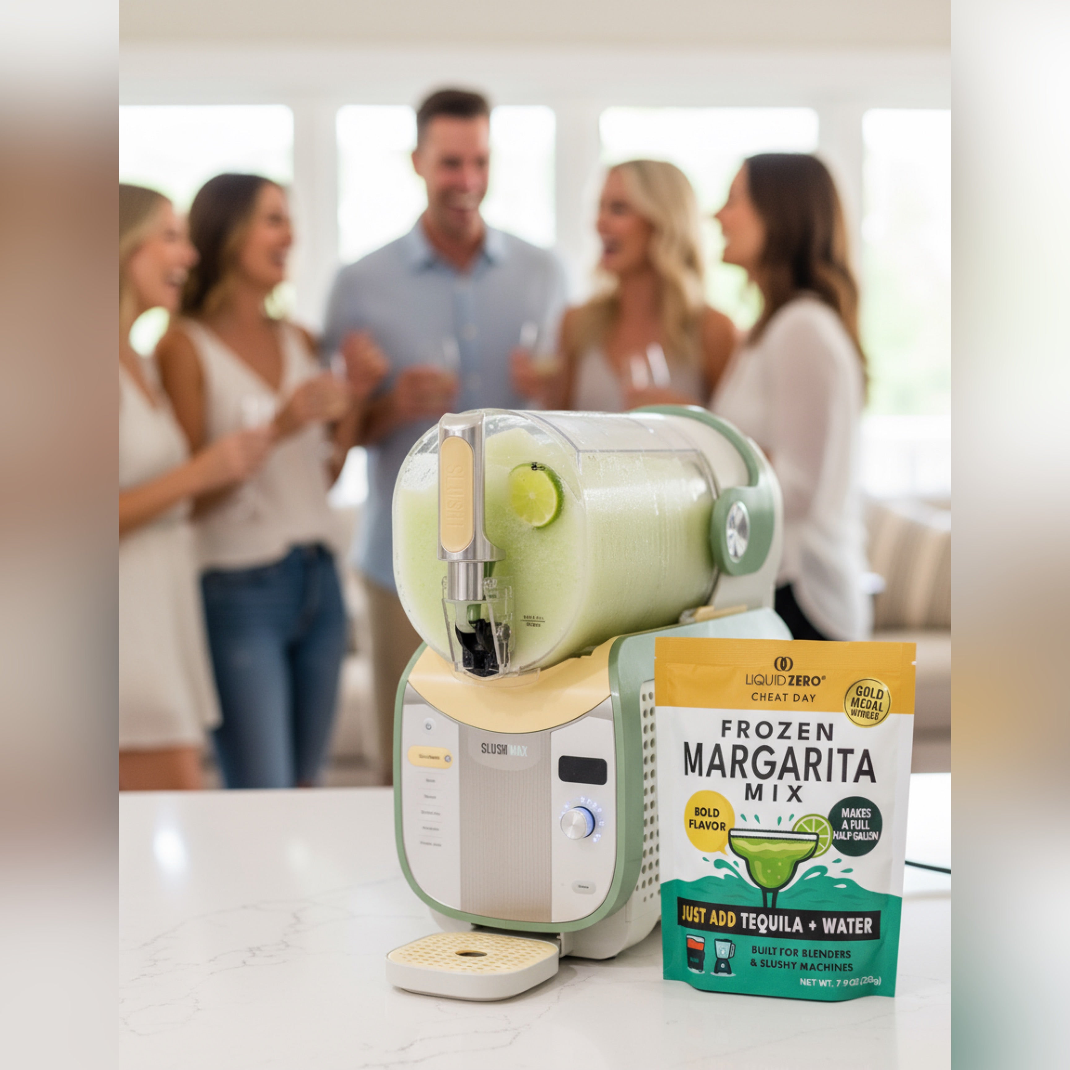 Cheat Day Frozen Margarita Mix (Makes 1/2 Gallon) - For Ninja Slushi machines & Blenders - LIQUID ZERO® - Cheat Day Frozen Margarita Mix (Makes 1/2 Gallon) - For Ninja Slushi machines & Blenders