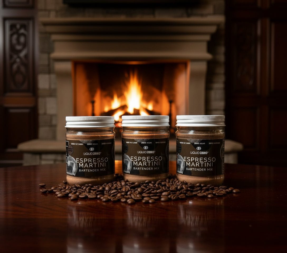 Limited Edition Espresso Martini Mixer Trio - Makes 6 Cocktails - LIQUID ZERO® - Espresso Martini Trio - Makes 6