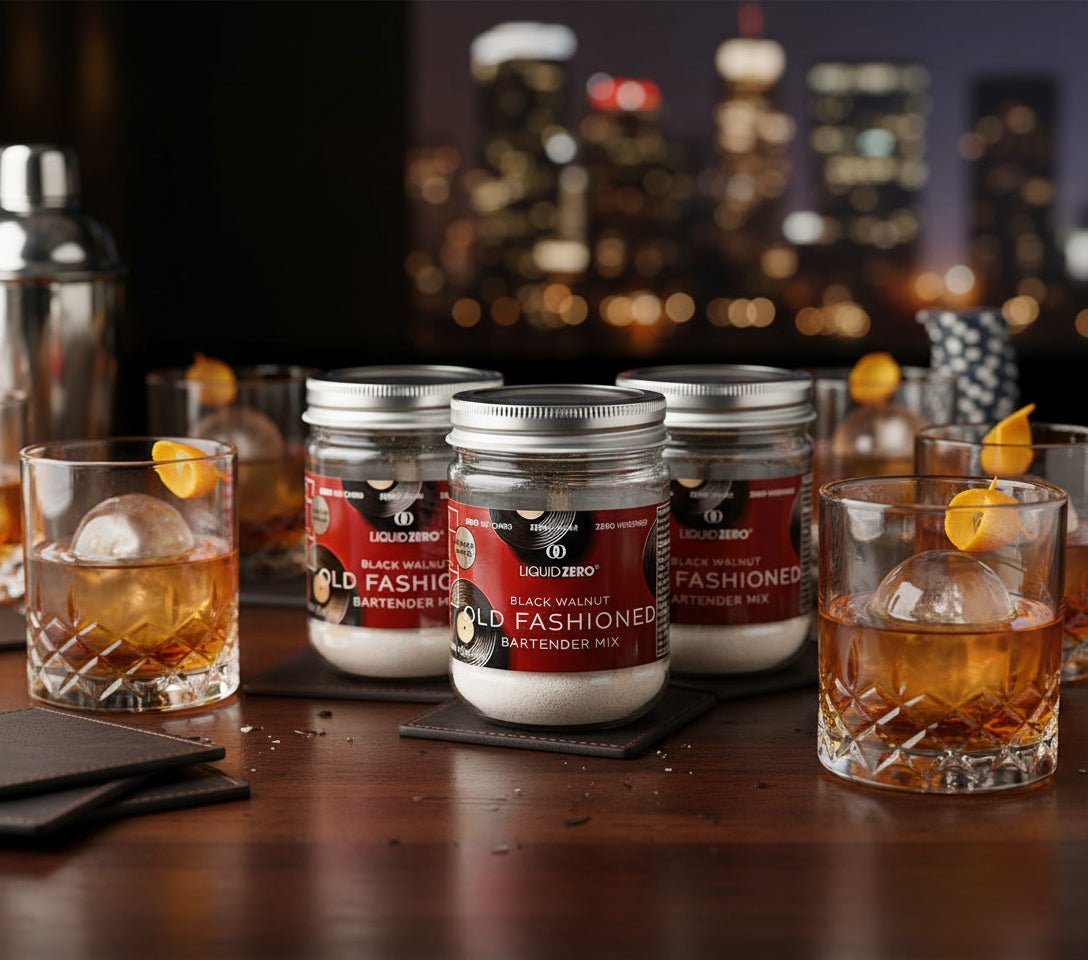 Limited Edition Old - Fashioned Trio - Makes 6 Cocktails - LIQUID ZERO® - Espresso Martini Trio - Makes 6