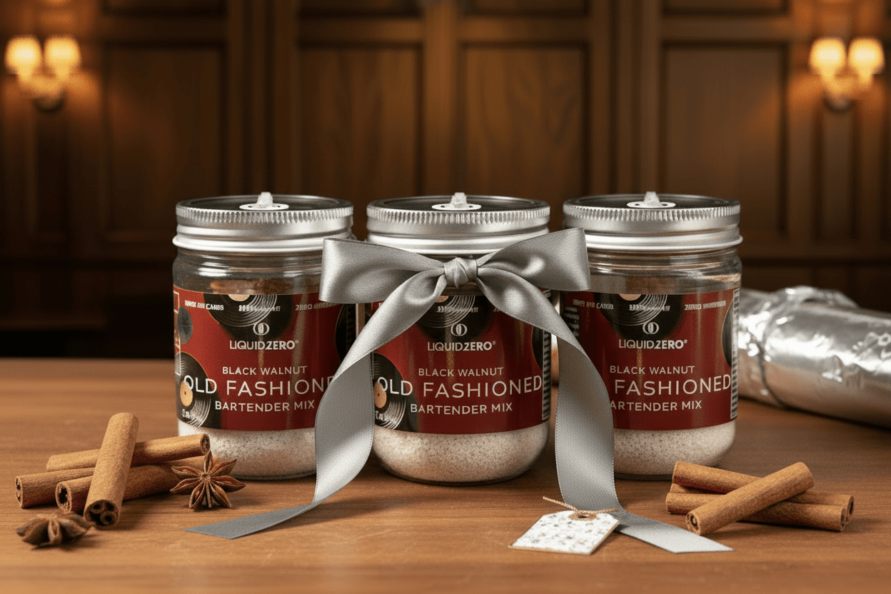 Liquid ZERO Old - Fashioned Lovedrs Trio - Makes 6 Cocktails - LIQUID ZERO® - Espresso Martini Trio - Makes 6