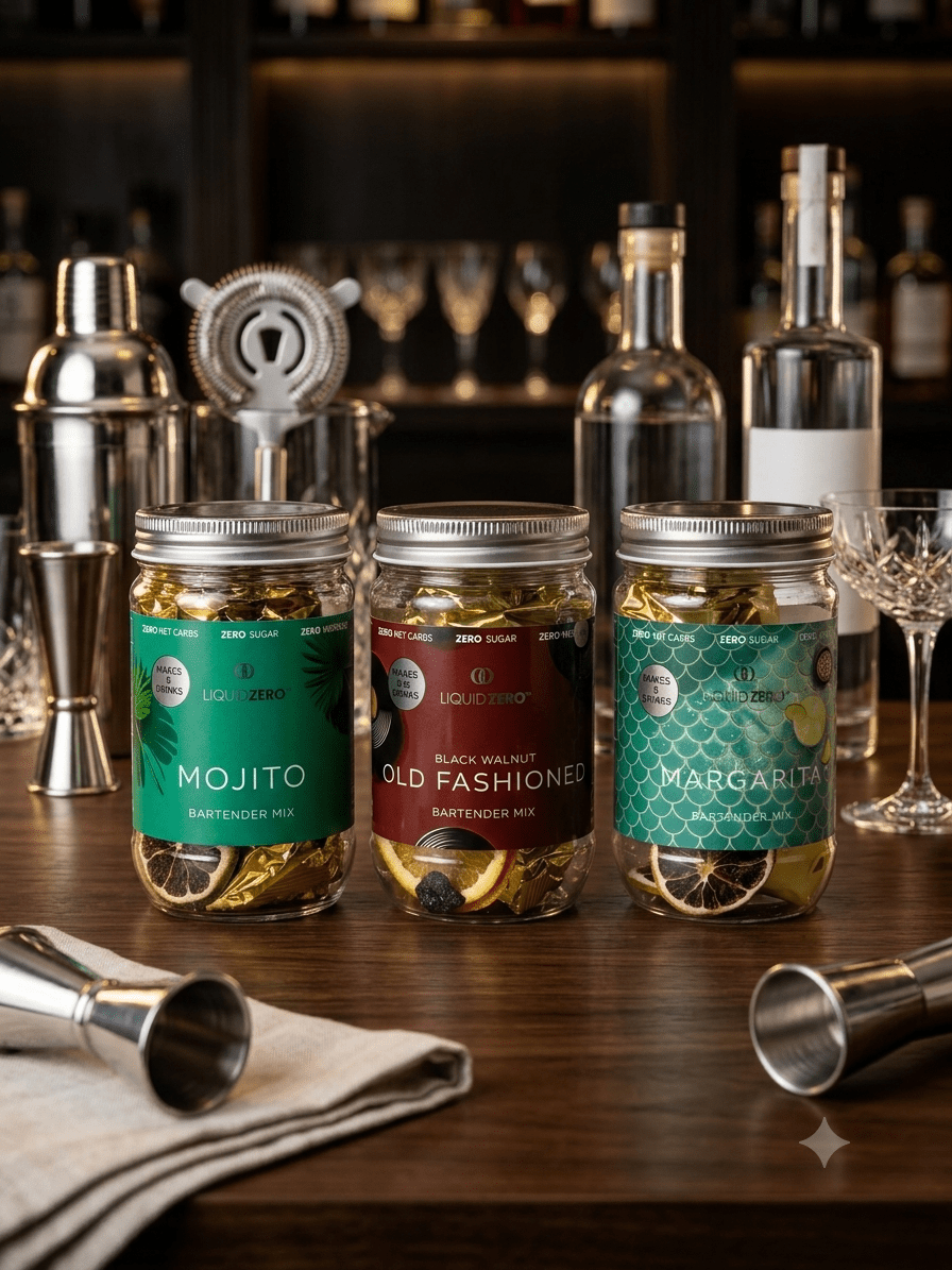 The Full Bar — 36 Cocktails, Ships Free - LIQUID ZERO® -