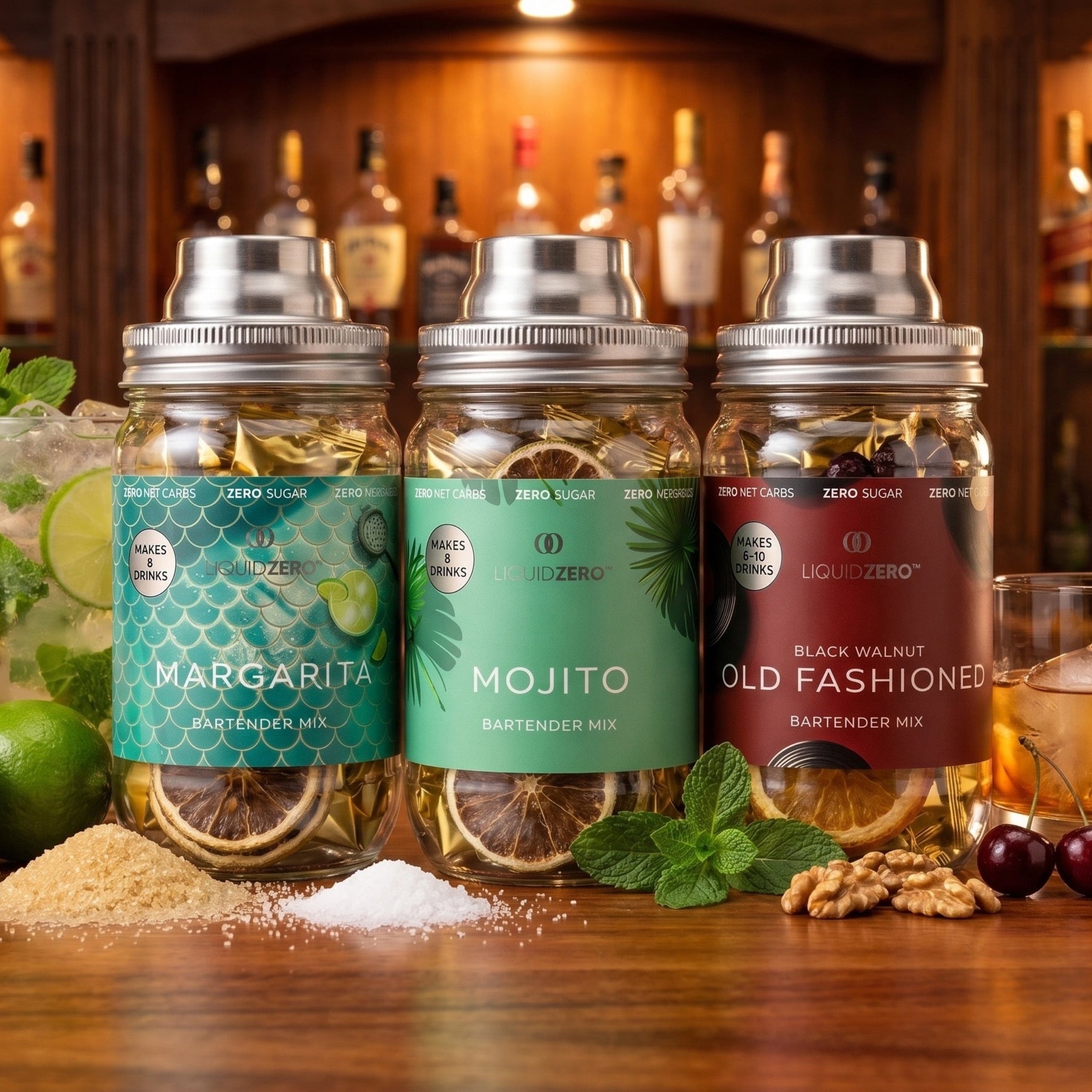 The Full Bar — 36 Cocktails, Ships Free – LIQUID ZERO®