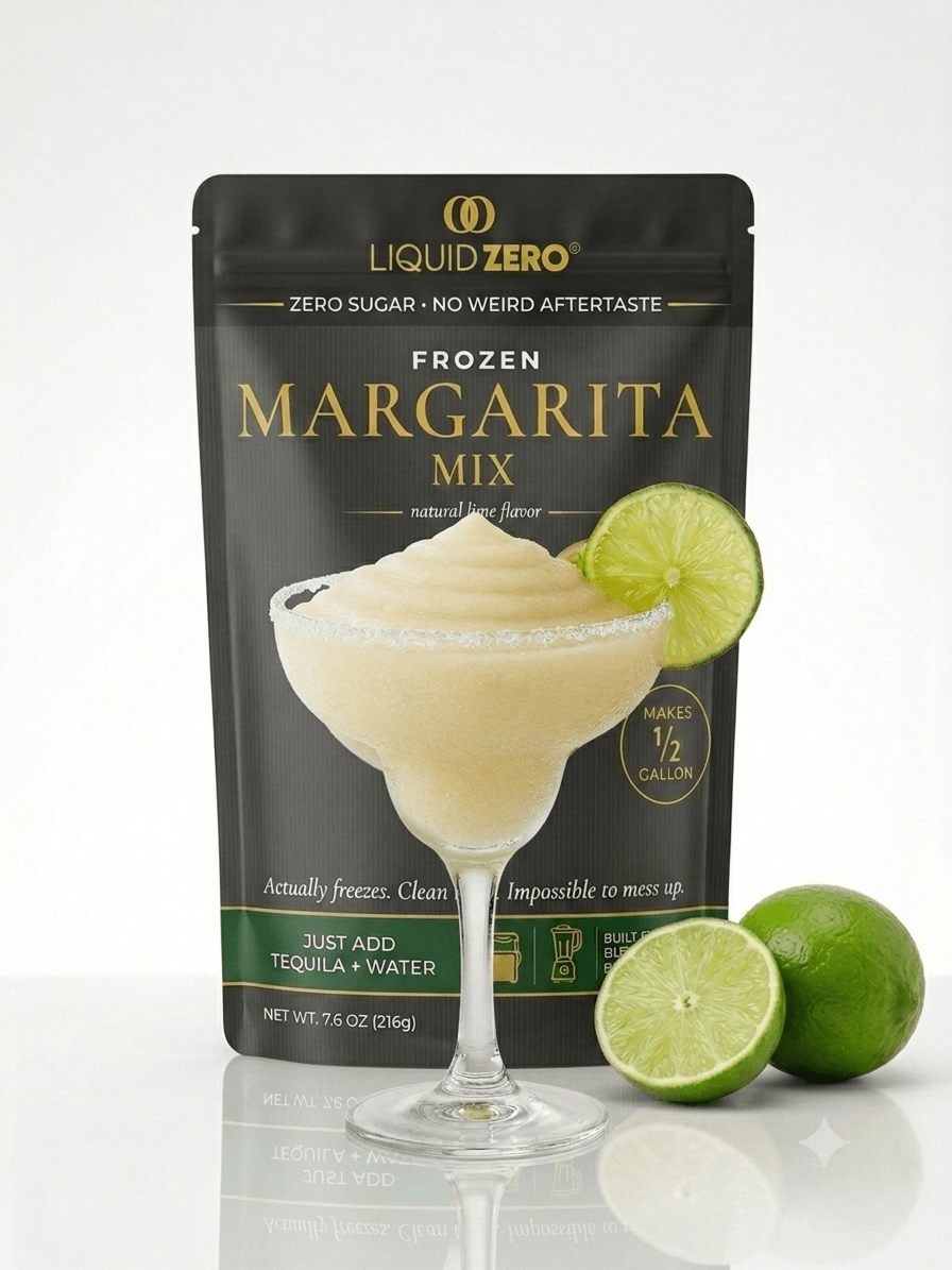 Zero Sugar Frozen Classic Lime Margarita Mix — Makes ½ Gallon - LIQUID ZERO® -