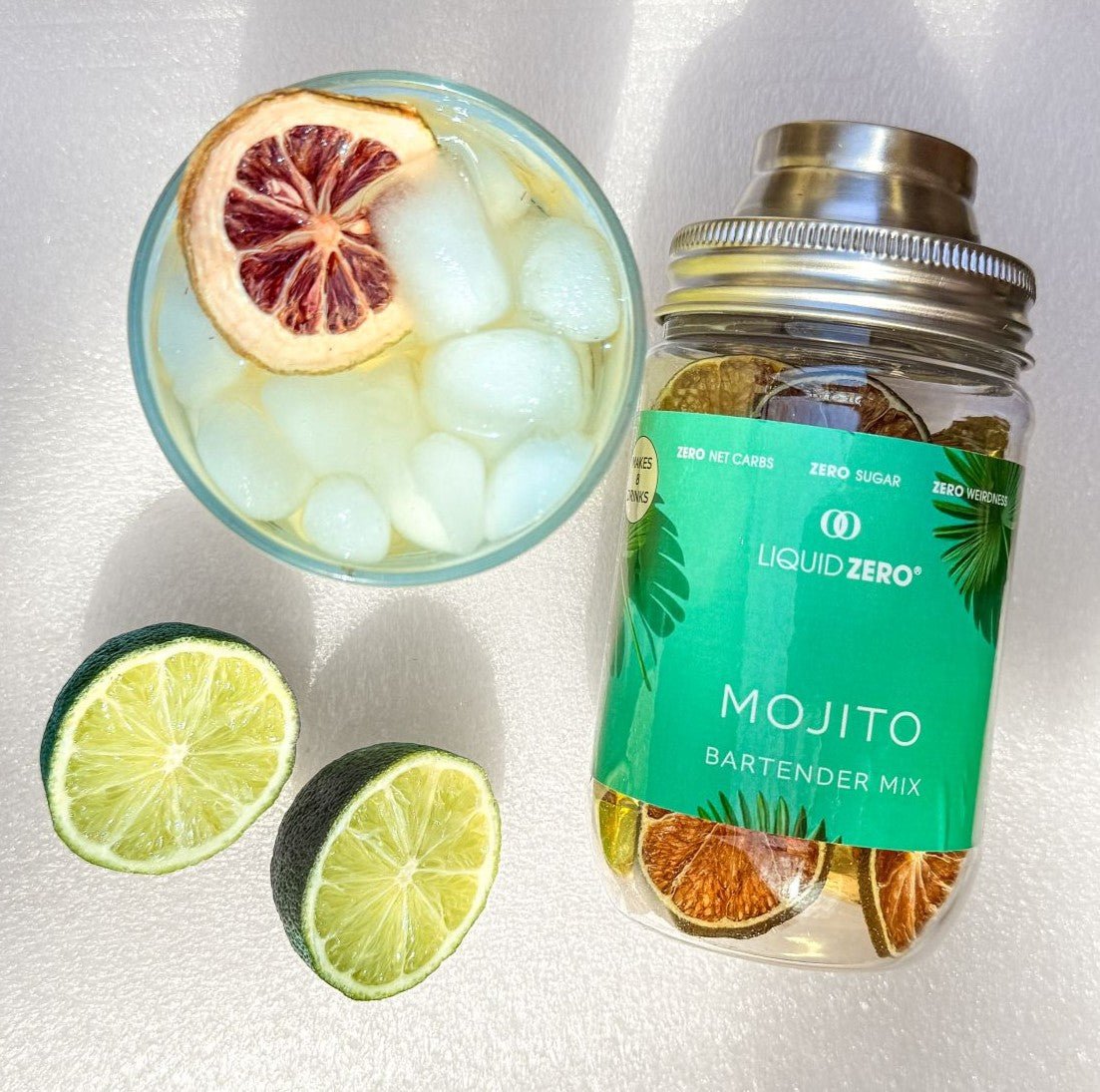 Cuban Lime & Mint Mojito - LIQUID ZERO™ - The Essence of South Beach Captured in Every Sip
