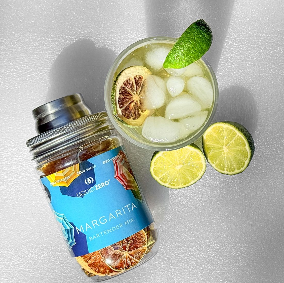 Classic Lime Margarita - LIQUID ZERO™ - The Tranquility of a Mexican Sunset With Every Sip